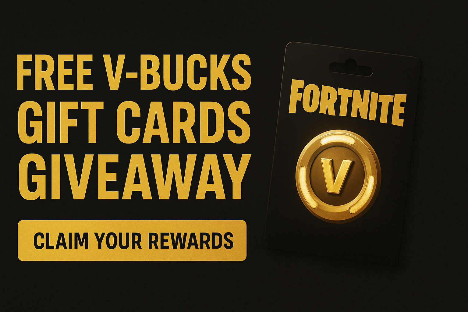 Fortnite Free V-Bucks Gift Cards Giveaway – Claim Your Rewards Today! Fortnite Free V-Bucks Gift Cards Giveaway – Claim Your Rewards Today!